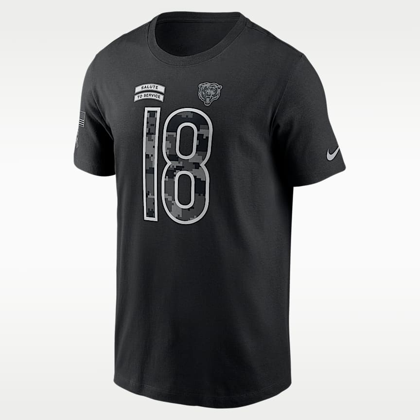 Rome Odunze Chicago Bears Salute to Service Men's Nike Dri-FIT NFL